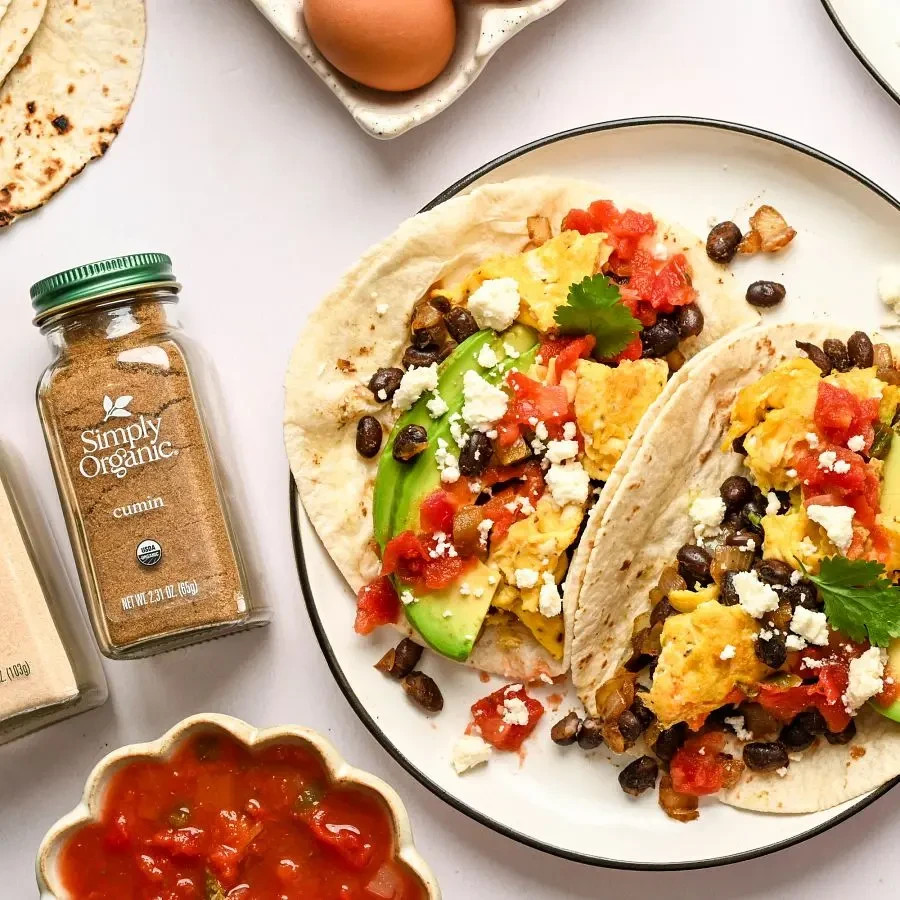 Simply Organic Spice Set 4 Pack Taco Seasoning Kit Cumin Chipotle Ancho Cayenne