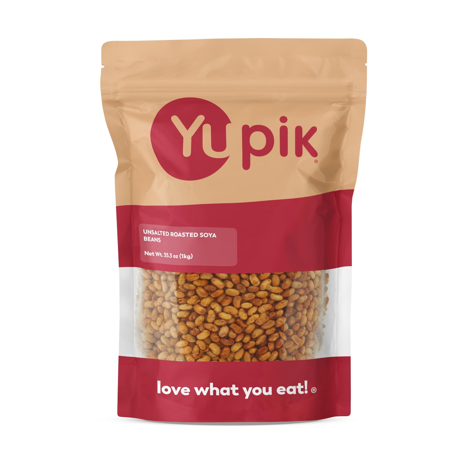 Yupik Unsalted Roasted Soya Beans, 2.2 lb (35.2 oz), Ounce (Pack of 1)