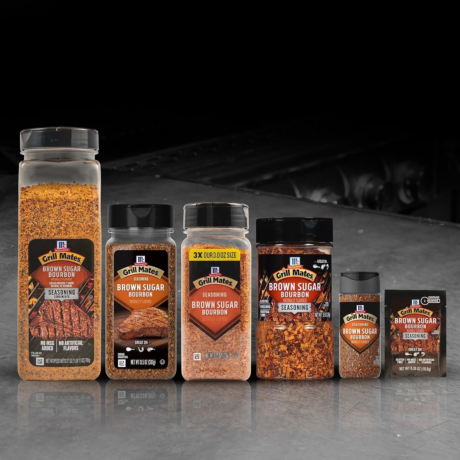 Brown Sugar Bourbon Seasoning with Red Bell Peppers – 27 oz