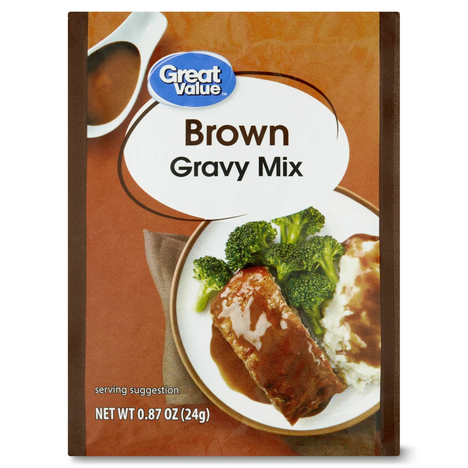 Brown Gravy Mix, 0.87oz Packet, Gluten-Free, Makes 1 Cup, Rich Flavor, 4 Pack
