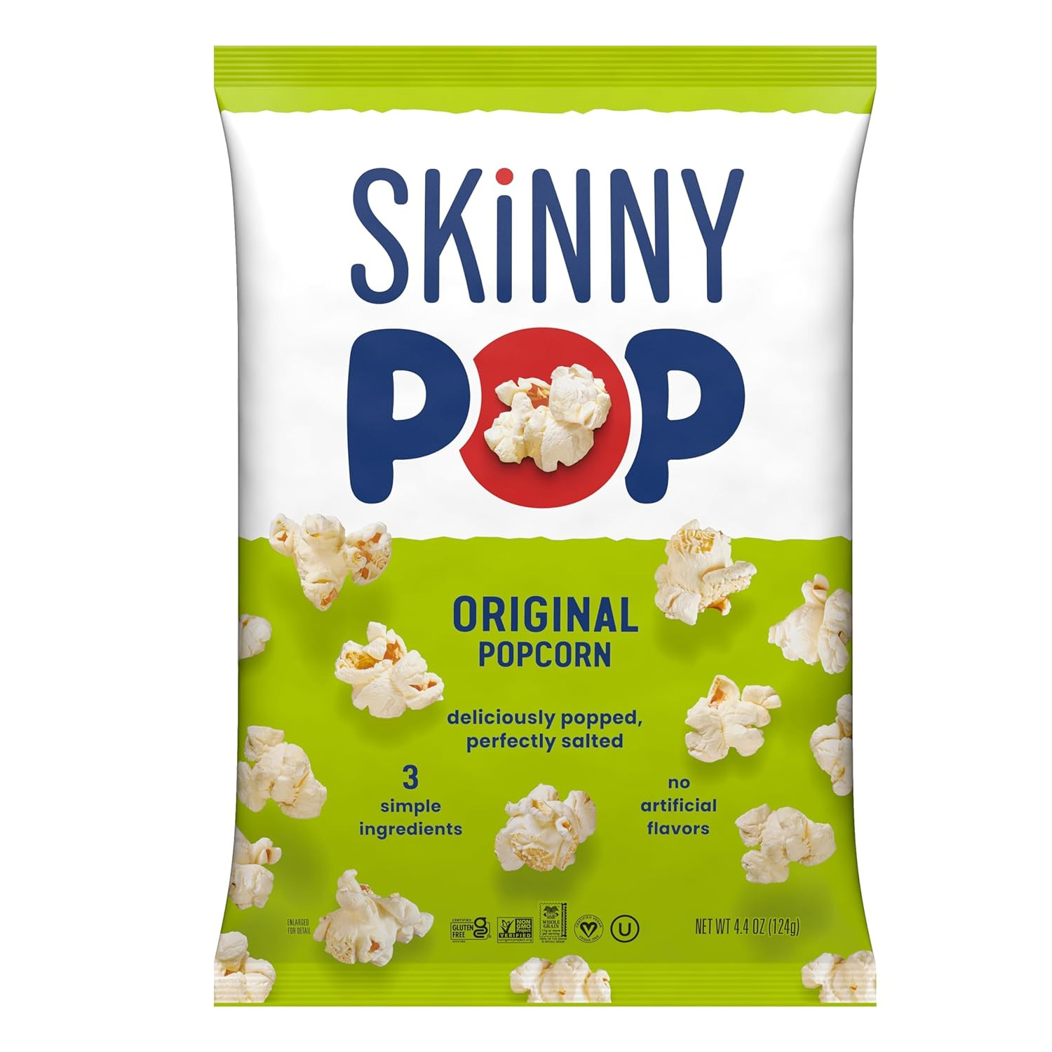 Popcorn, Original, Whole Grain, Dairy-Free Snack, 4.4Oz Bag