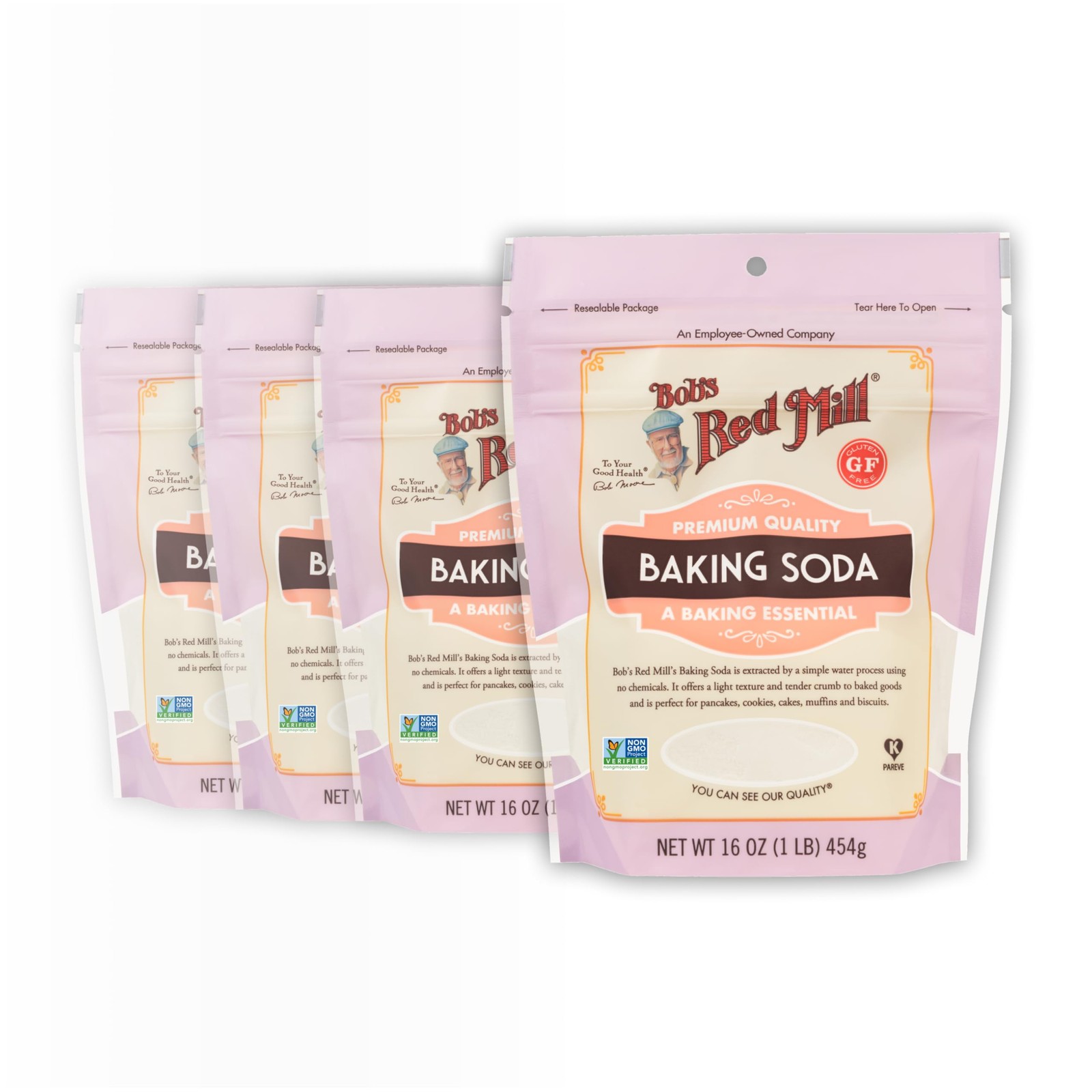Bob’s Red Mill Baking Soda – 1 Pound (Pack of 4), Non 16 Ounce 4)