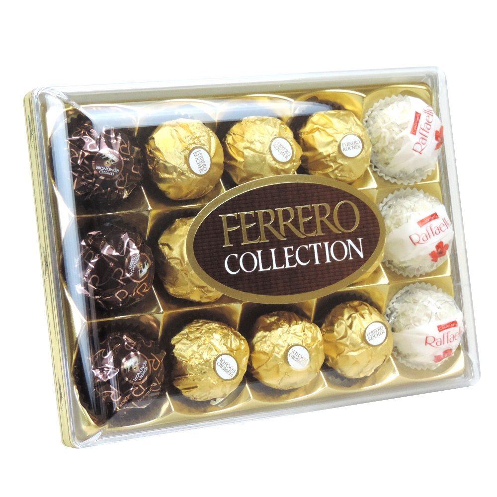 Ferrero Rocher – Ferrero Collection: Rocher, Raffaello, Roundnoir – 172g (Case o