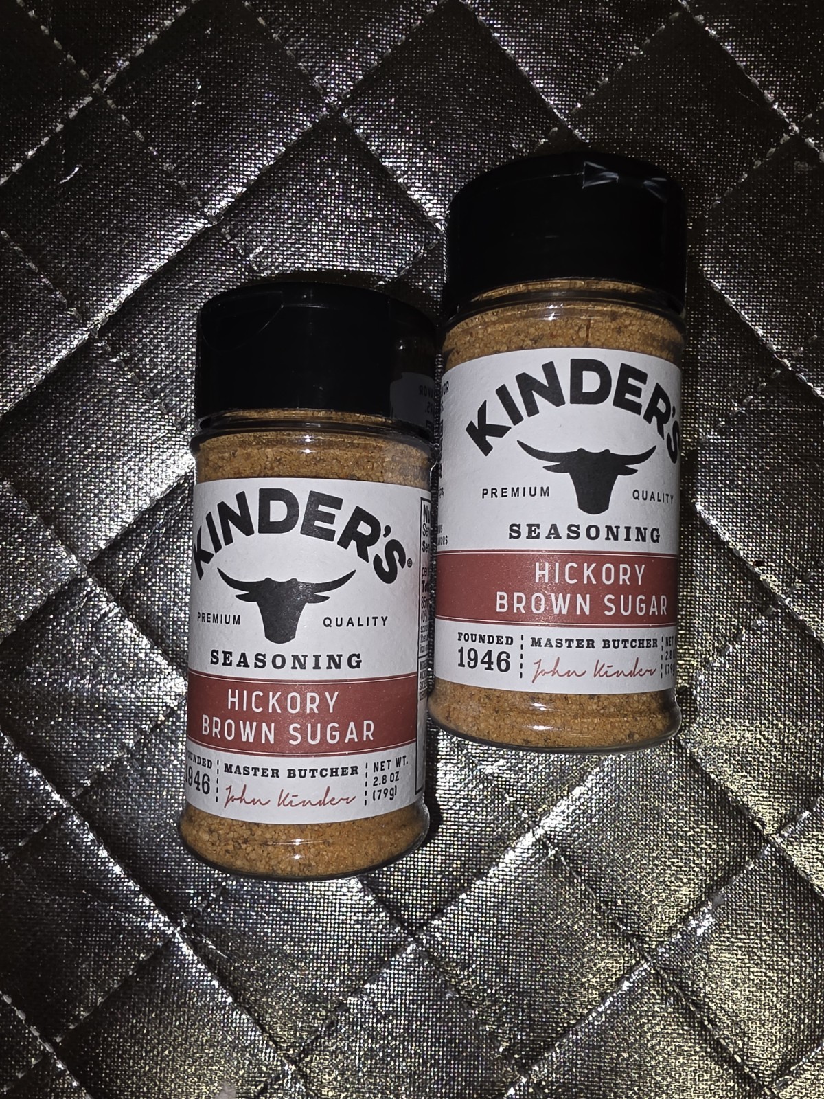 Kinder’s Hickory Brown Sugar Seasoning, 2.8 oz Lot Of 2