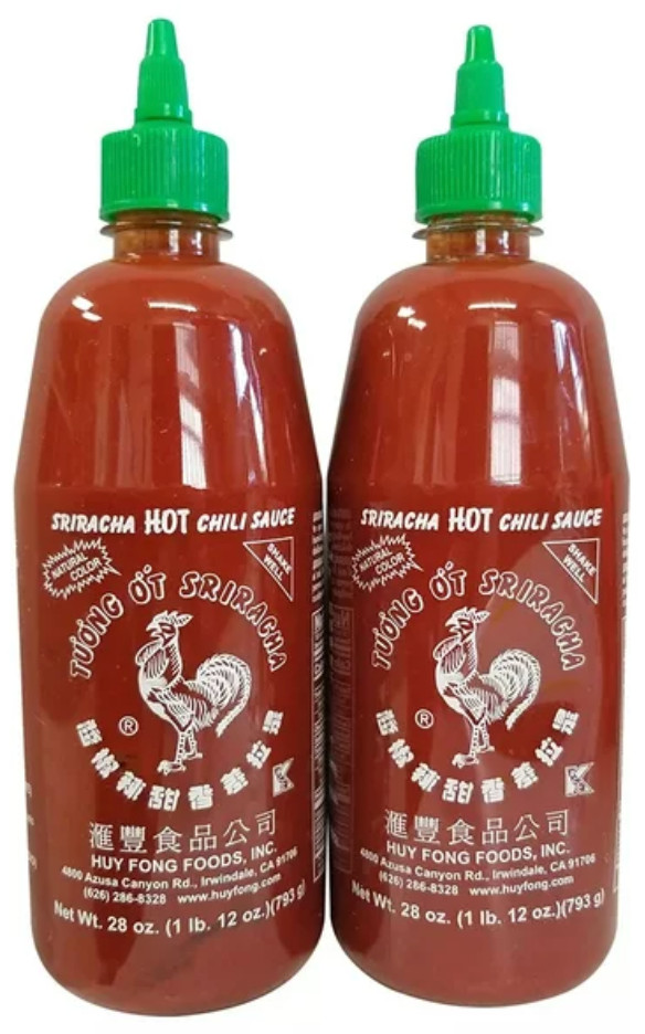 Original Huy Fong Foods Sriracha Hot Chili Sauce 28oz – 2 Pack