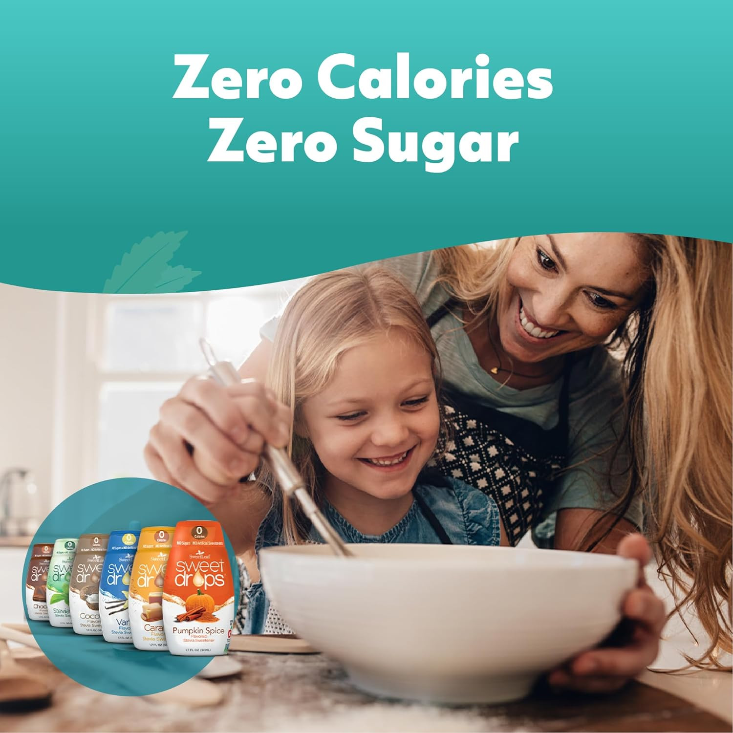 Sweet Drops – Flavored Stevia Liquid Sweetener, Stevia Extract, Zero Calories, G