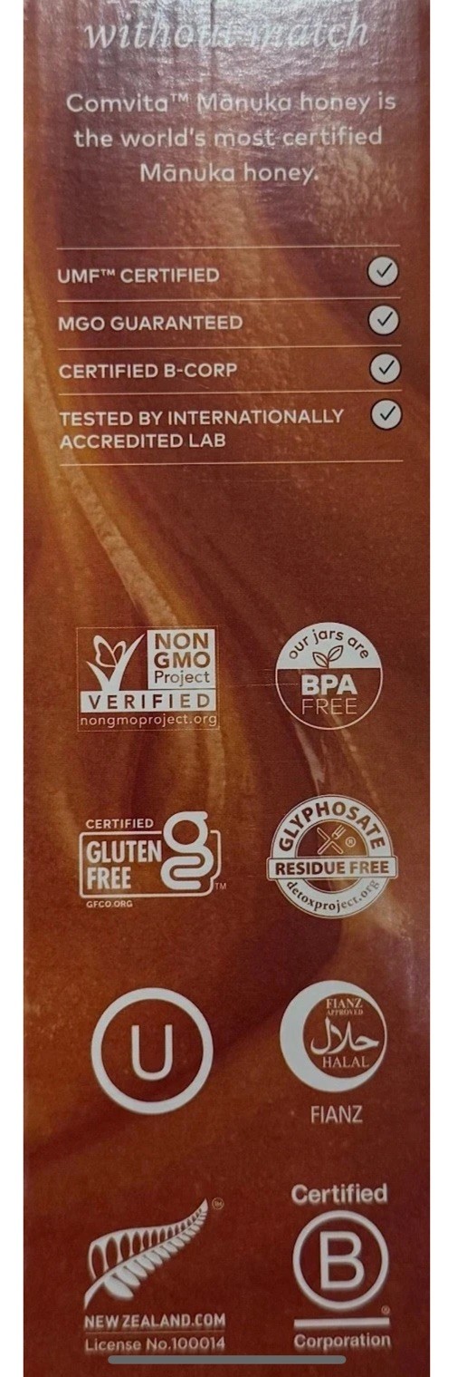 Comvita New Zealand Manuka Honey Certified UMF 12+ MGO 354+ 17.6 OZ Exp 09/2028