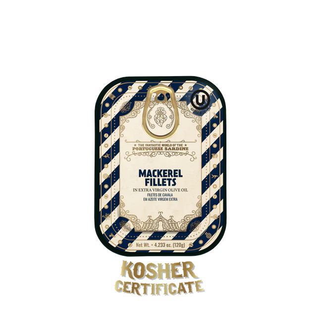 Fantastic World of the Portuguese Sardine – Mackerel Fillets – 3 x 4.93oz cans