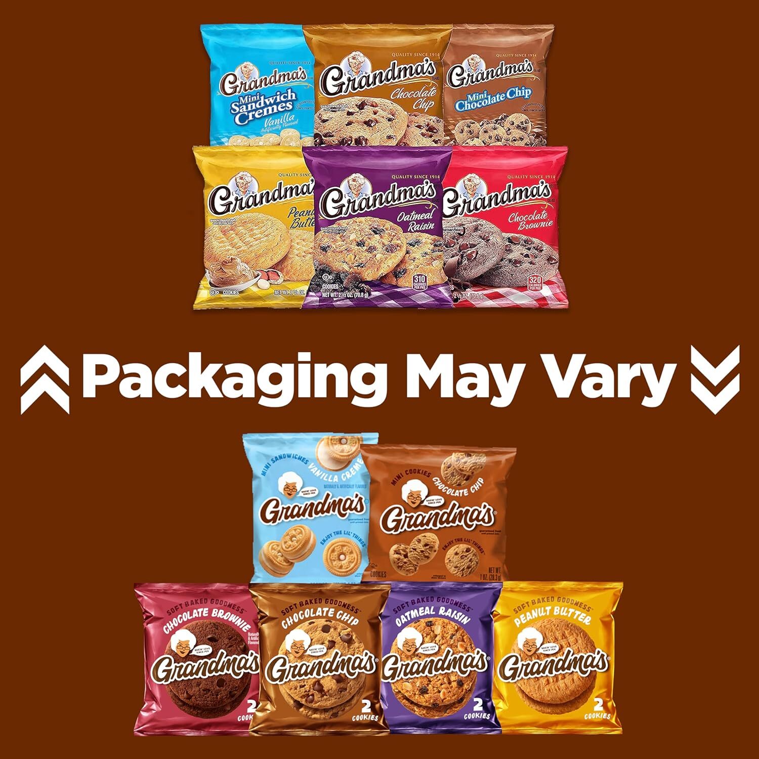 Grandma’s Cookies Variety Pack of 30