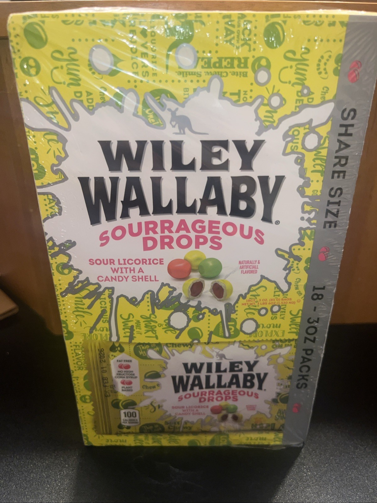 Wiley Wallaby Outrageous Drops 18 3 Oz Packs 2/1/2026