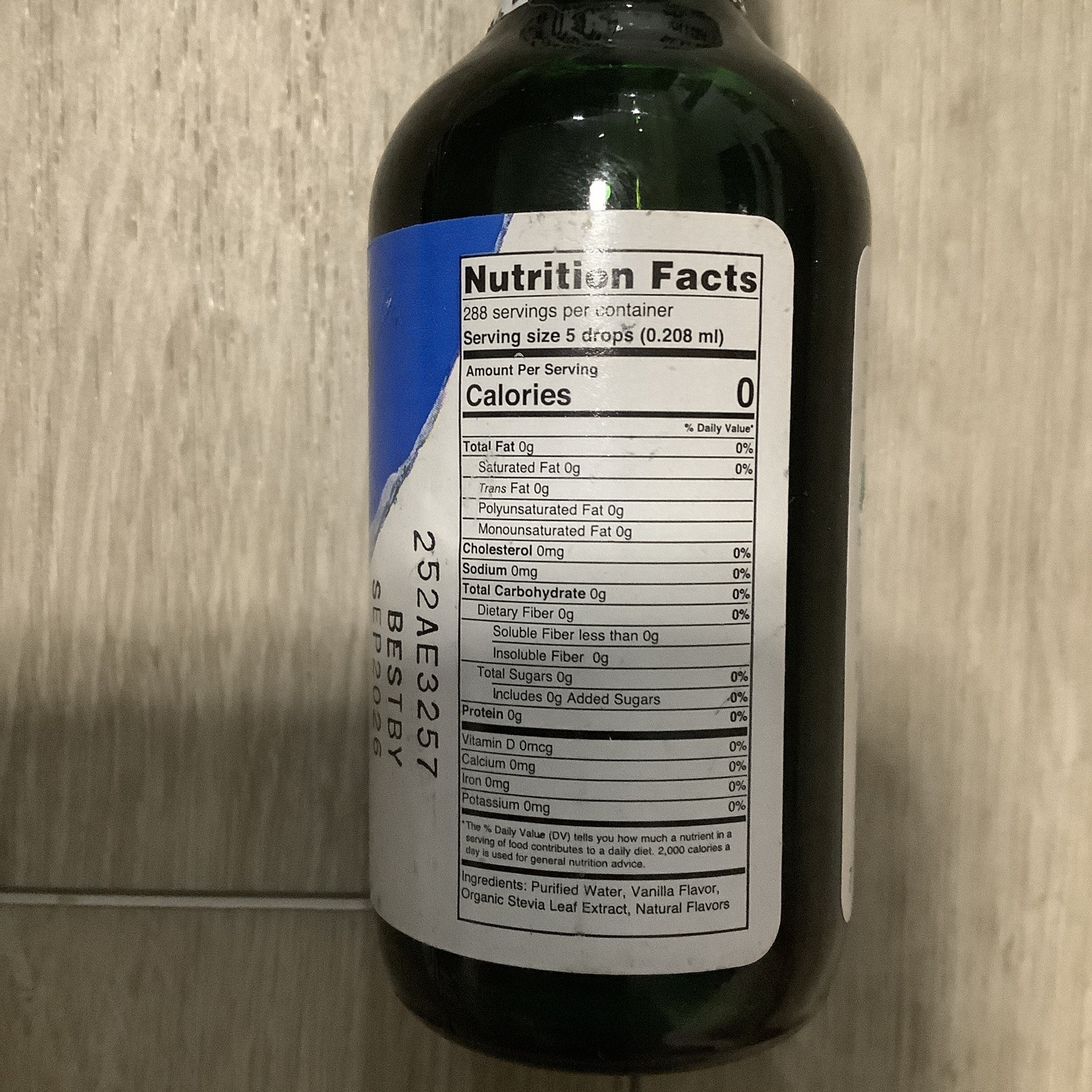 SweetLeaf Sweet Drops Vanilla Crème Stevia Sweetener Liquid 2 fl oz, 9/26, NEW