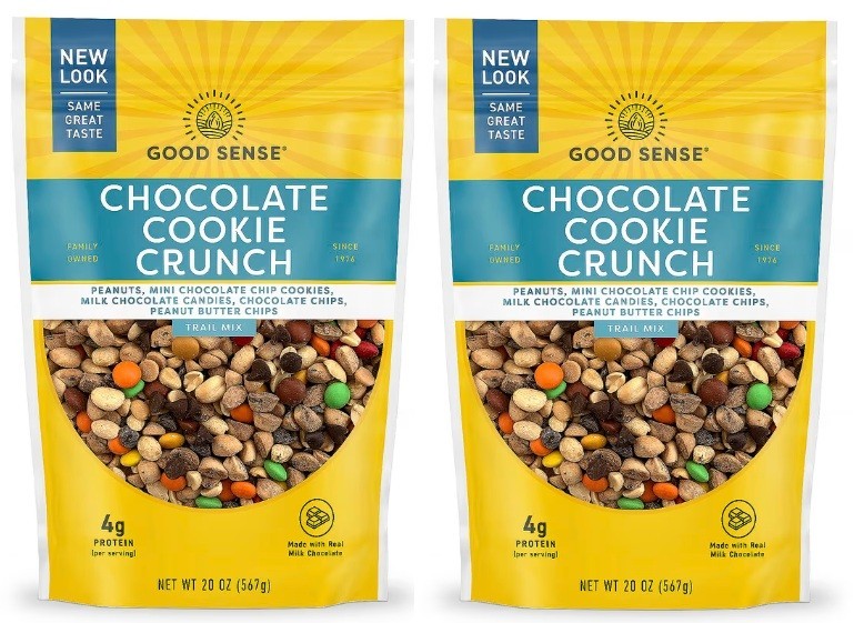 Good Sense Chocolate Cookie Crunch Trail Mix Cookies Candies, 20 oz (2 Bags)