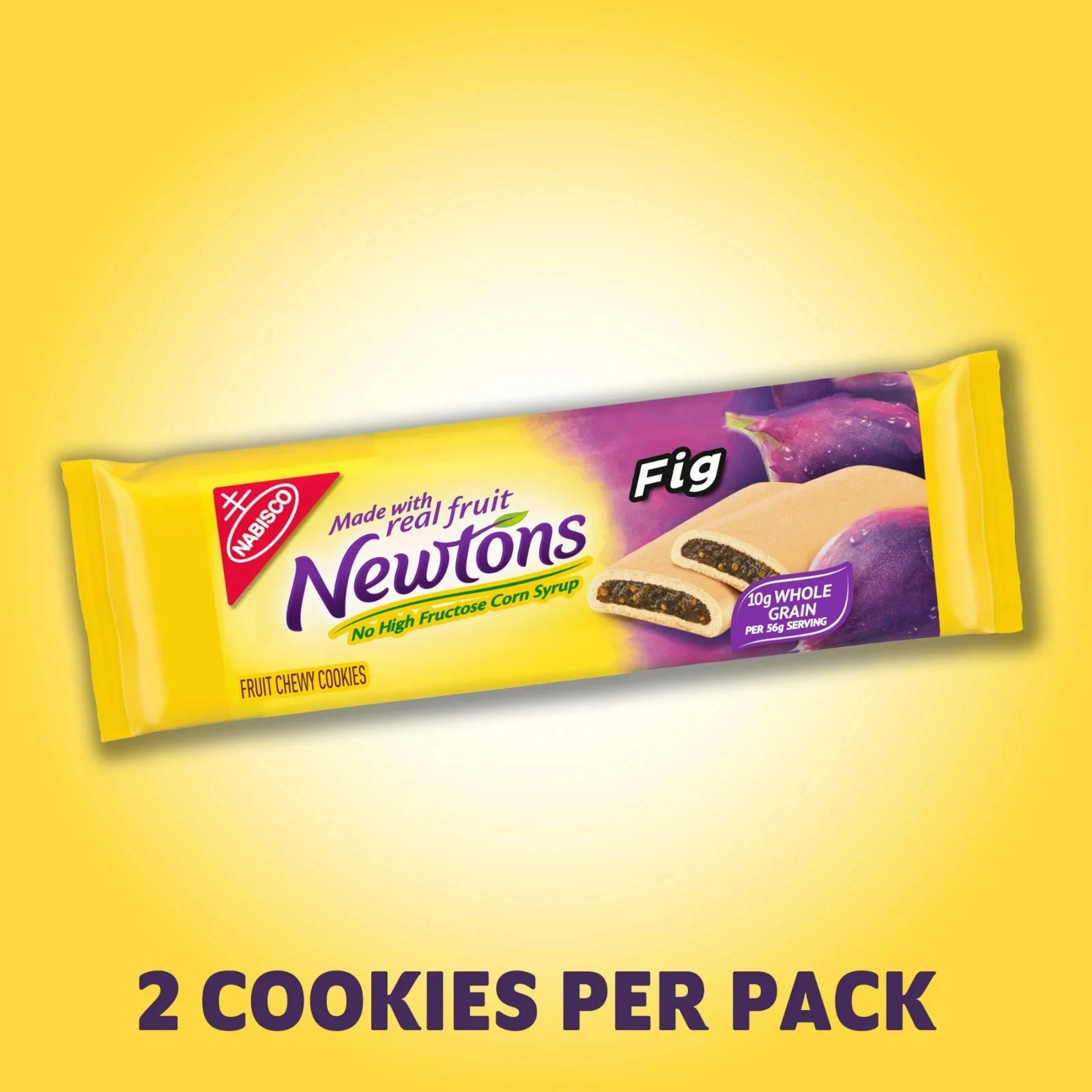 Newtons Fig Bars, Soft Fruit Chewy Cookies, 40 Snack Packs (2 Cookies per Pack)