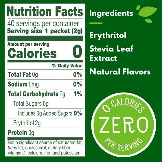 Truvia Original Calorie-Free Sweetener From the Stevia Leaf Packets, 500 count.