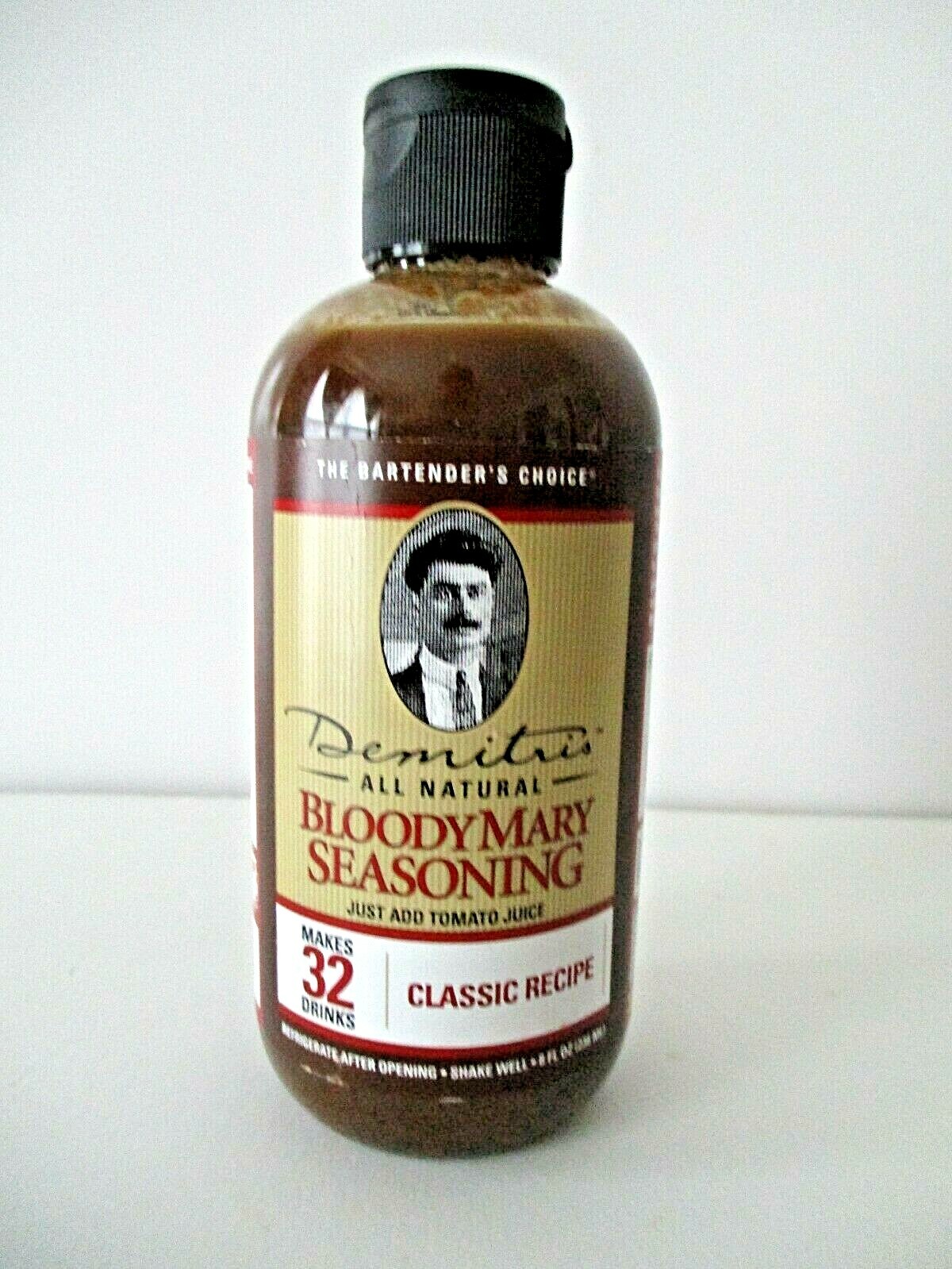 Demitris All Natural Bloody Mary Seasoning Classic Recipe 8 fluid ounces New