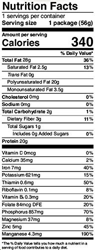 Manitoba Harvest Organic Hemp Hearts 2.1 Ounce Pack of 12 Protein Superfood S…