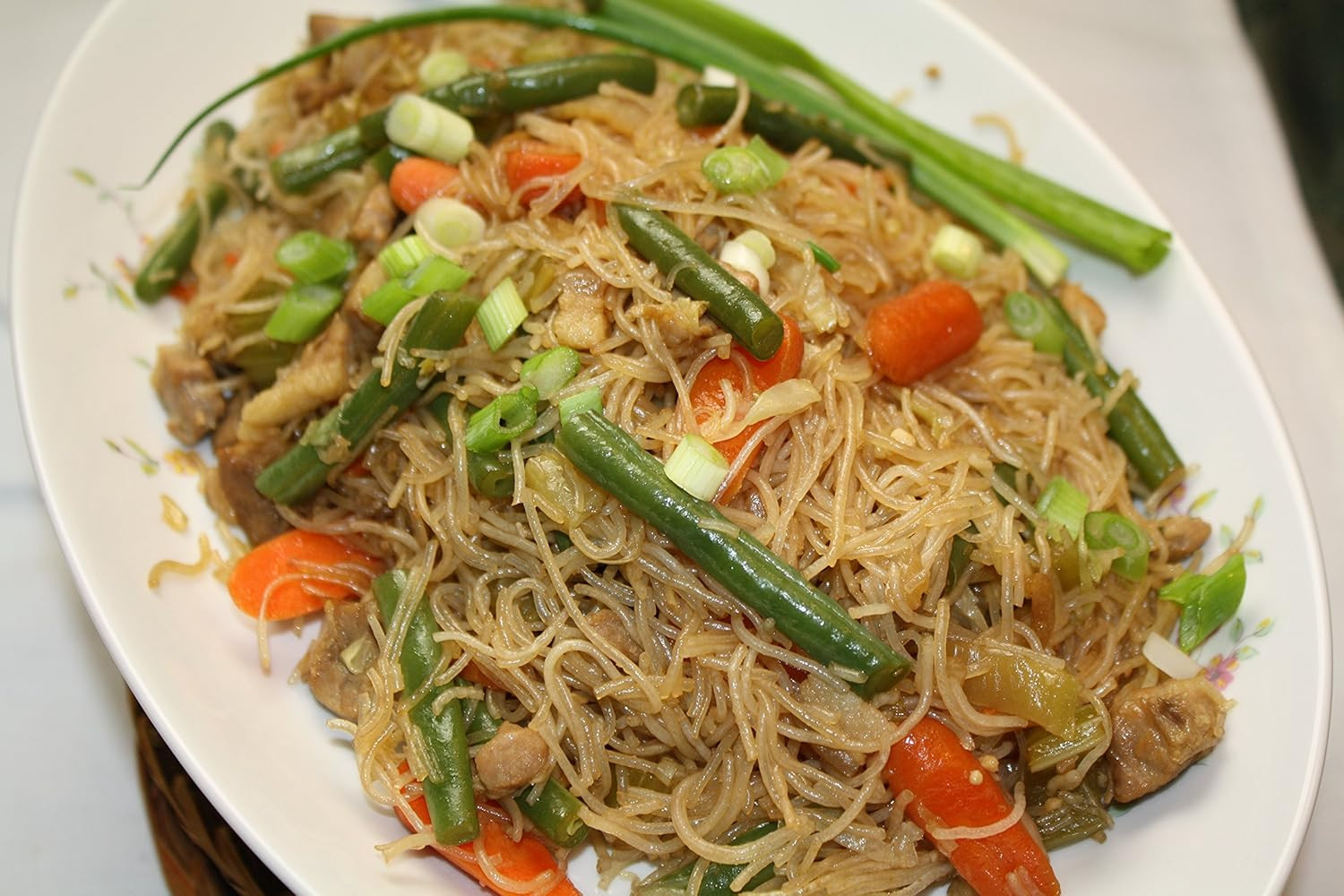 Lungkow Vermicelli Bean Thread Glass Noodles 8 Ct 10.56 Oz/300Gm: Non GMO Produc