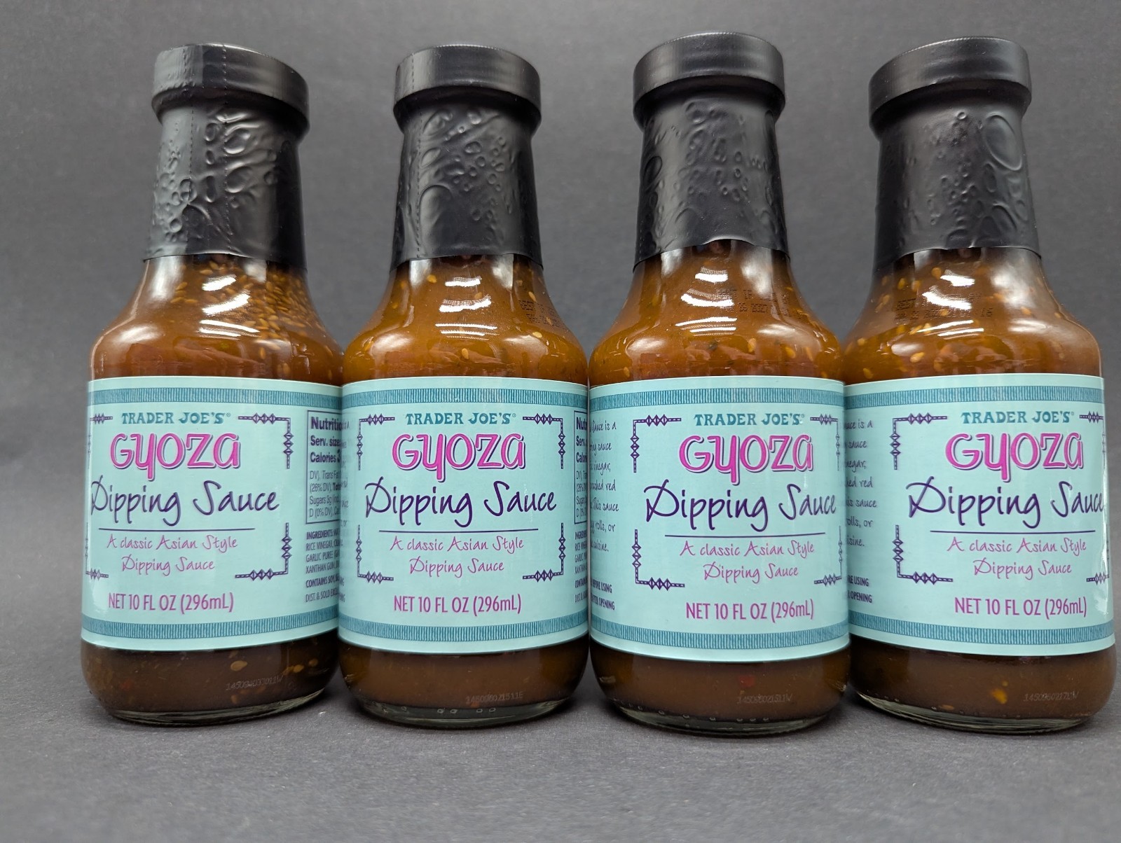 Bundle of 4 Bottles of Trader Joe’s Gyoza Dipping Sauce 10 fl oz