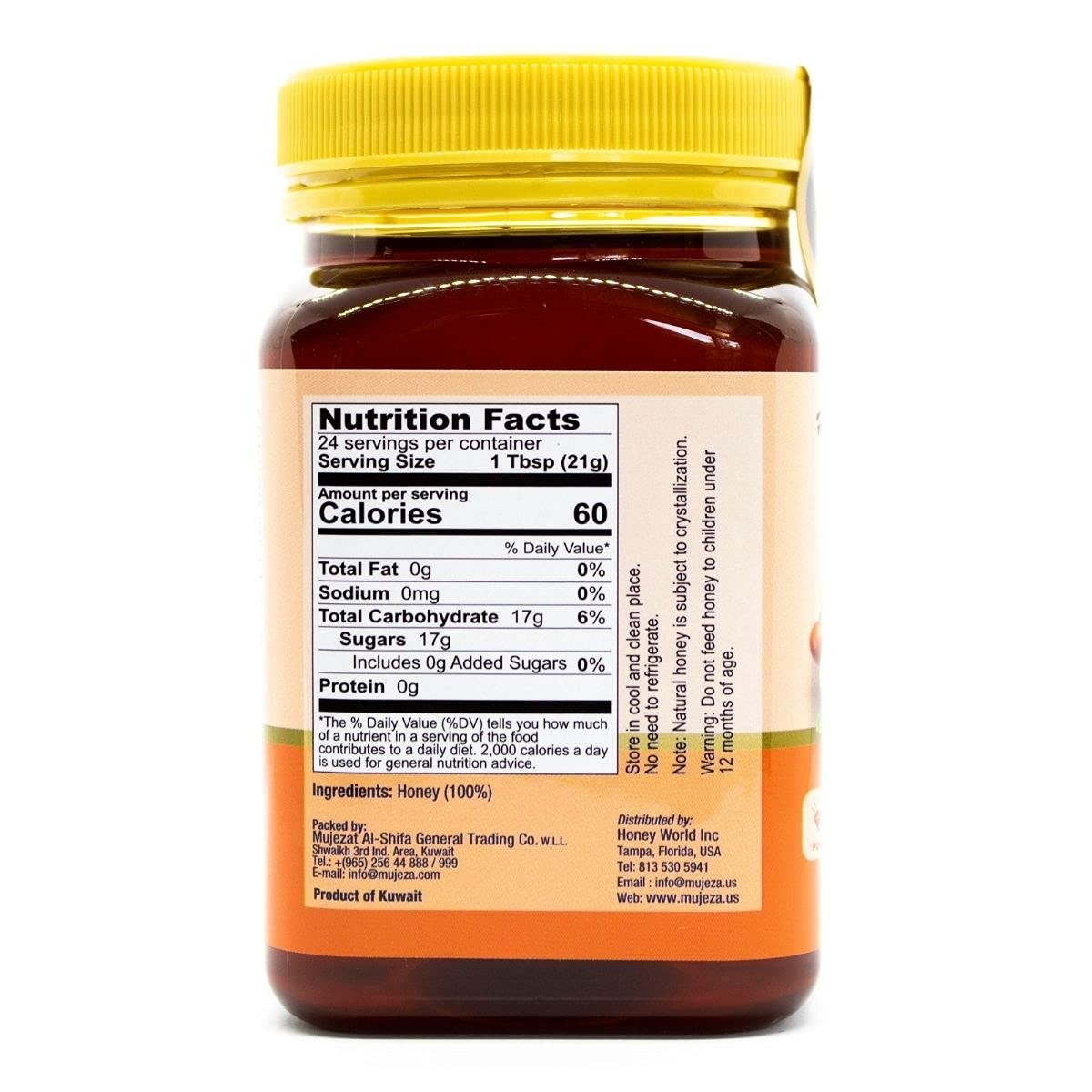 Mountain Sidr Honey 500g – Unheated, Raw, Gluten Free, 100 Natural