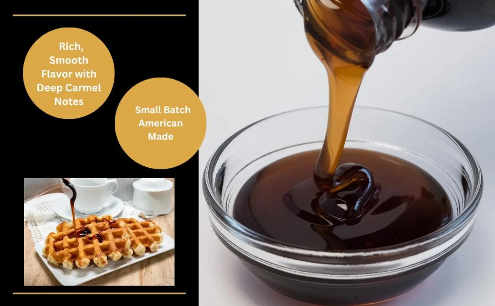 All-Natural 100% Pure Sorghum Syrup No Blend Non-GMO Gluten -Free Made in USA