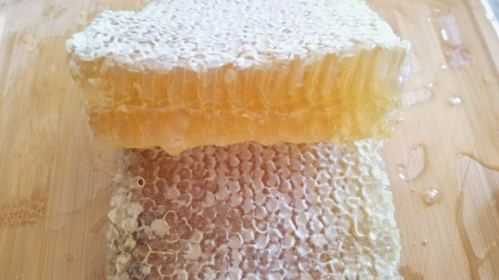 Raw Chunk Honey-1 lb (454g) – 100% Wildflower Local Organic Unfiltered GLASS JAR
