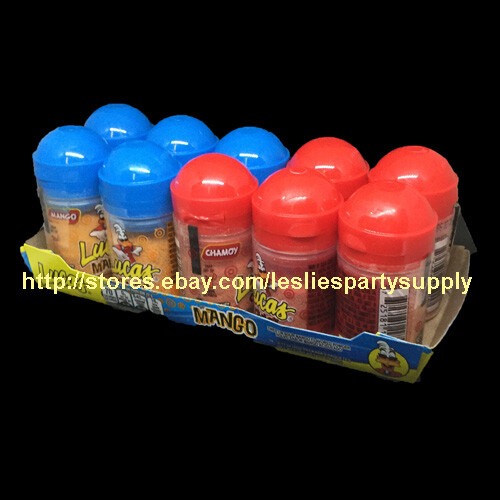 Lucas Baby Chamoy & Mango powder Mexican candy 10-pcs 7-oz box
