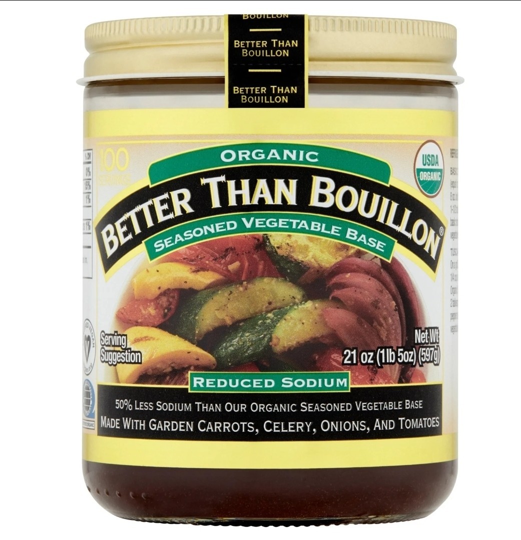 Better Than Bouillon Organic Seasoned Vegetable Base, 21 oz EXP: 09/5/2026