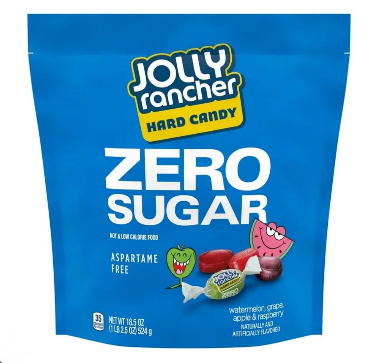 JOLLY RANCHER ZERO SUGAR Hard Candy Assorted Flavors Bulk Originals Sugar Free