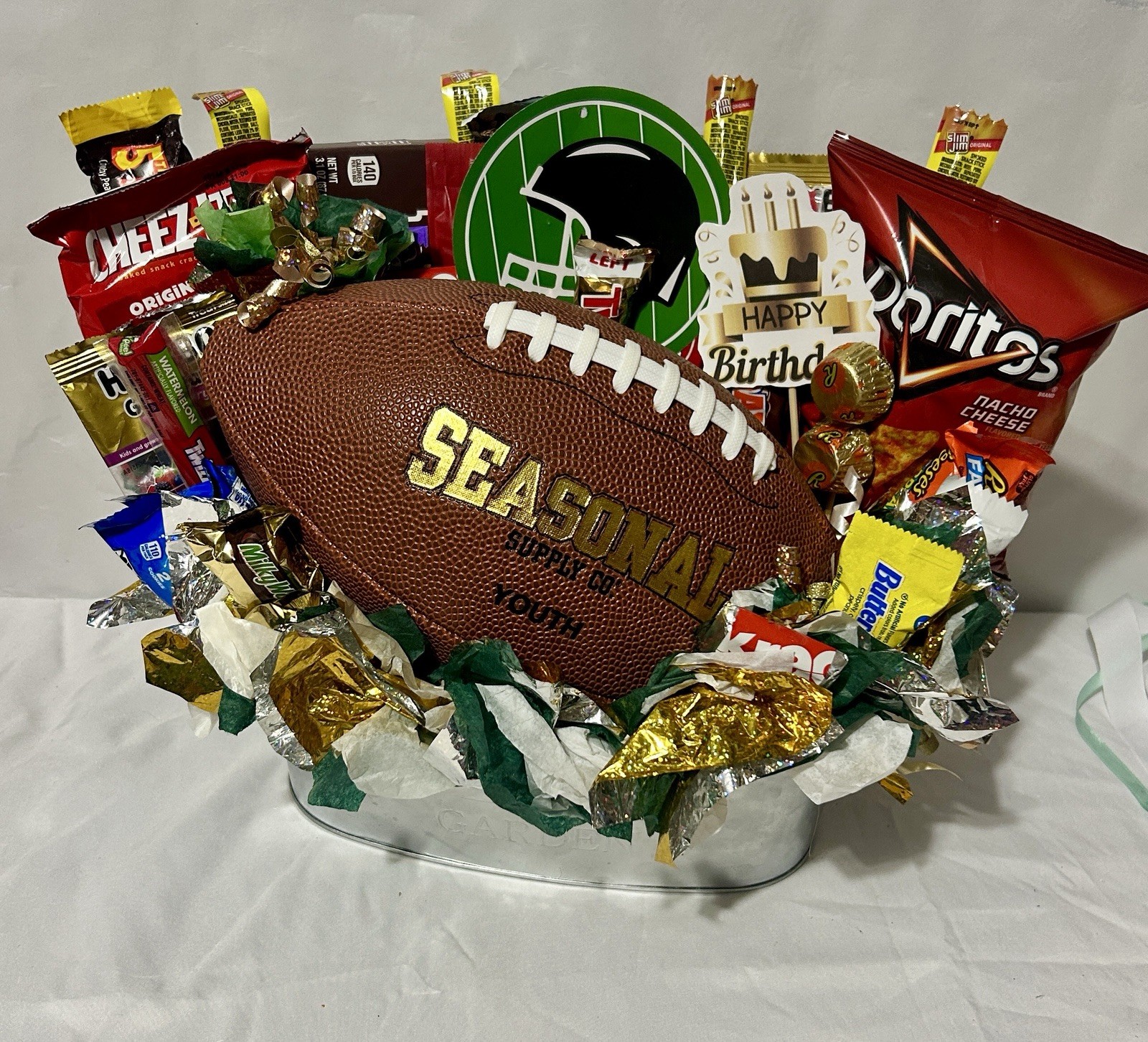 Football Fan Candy And Snack Gift Bouquet