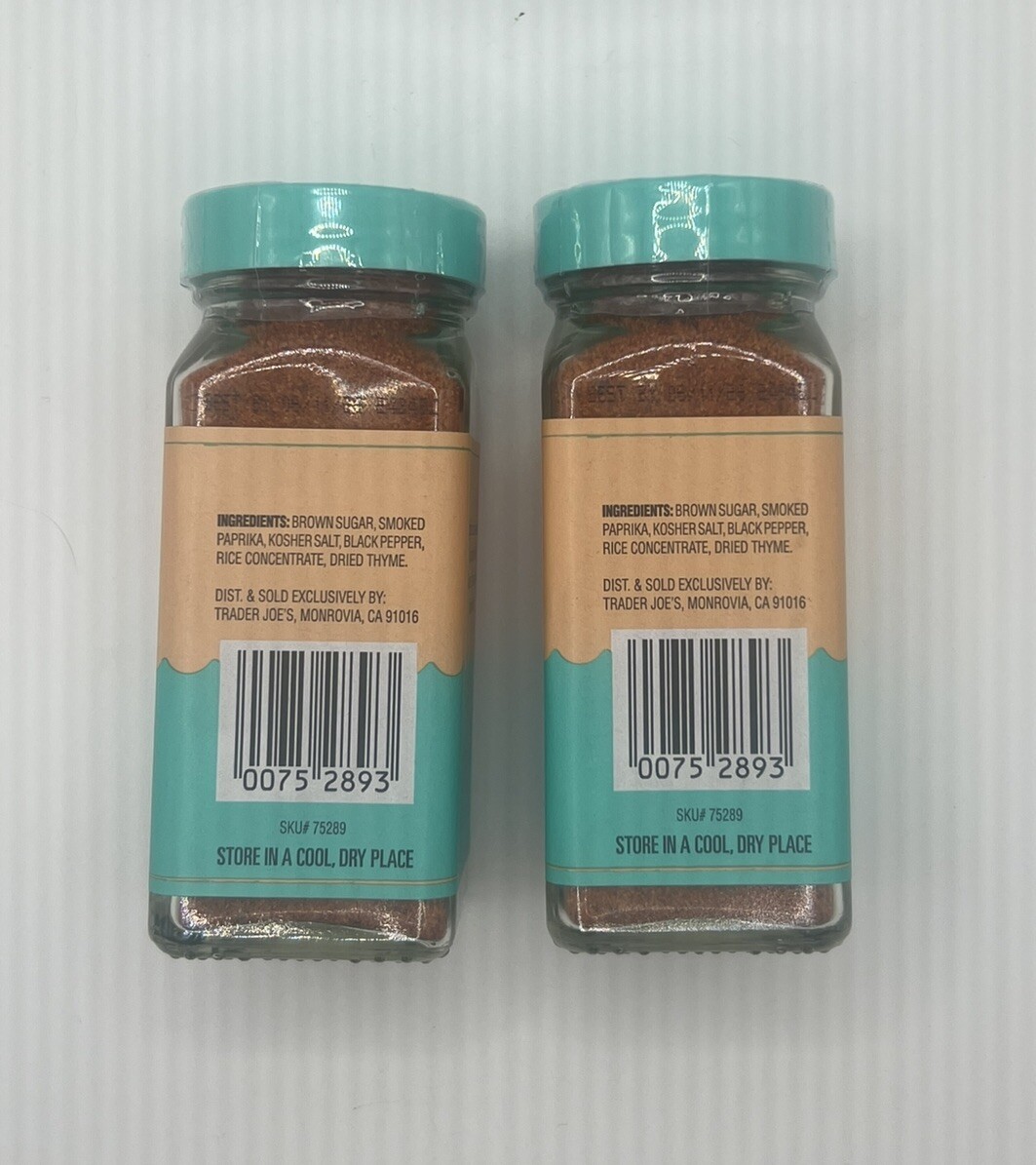 2 Pk Trader Joe’s Salmon Rub Kitchen 2.6 oz. Seasoning Blend Grill Spice Mix