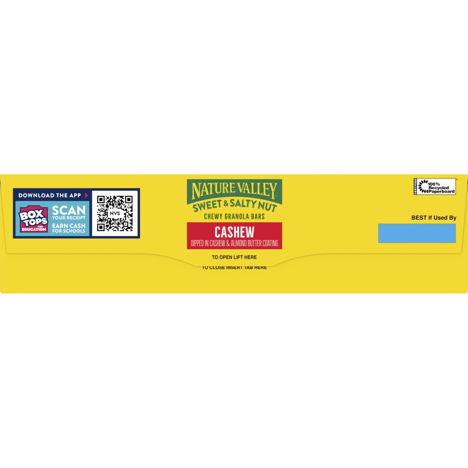 Nature Valley Sweet and Salty Nut Granola Bars, Cashew, 15 Count (Pack of 1)