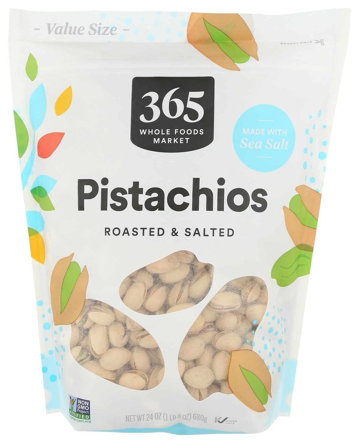 Nutritious 24 Oz Bag of Roasted & Salted Pistachios – Great for Snacking