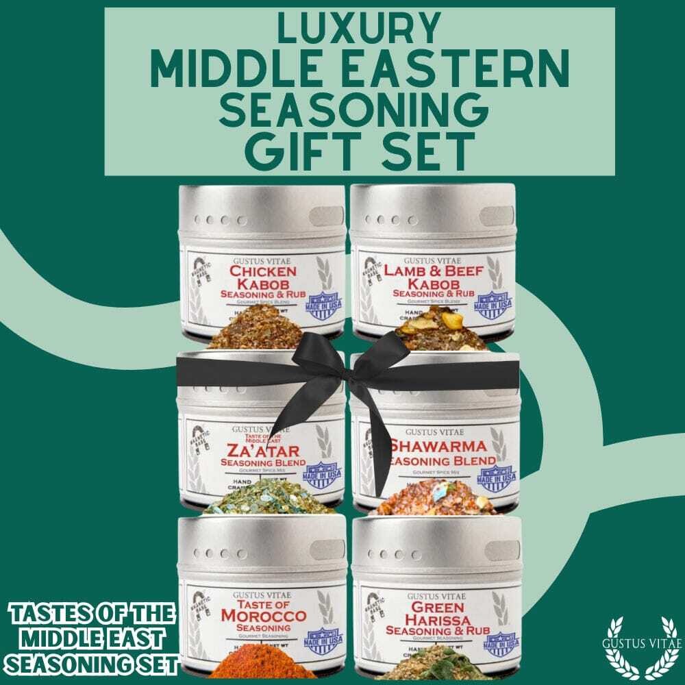 Middle Eastern Seasoning Gift Set – Tastes of The Middle East – Six Pack
