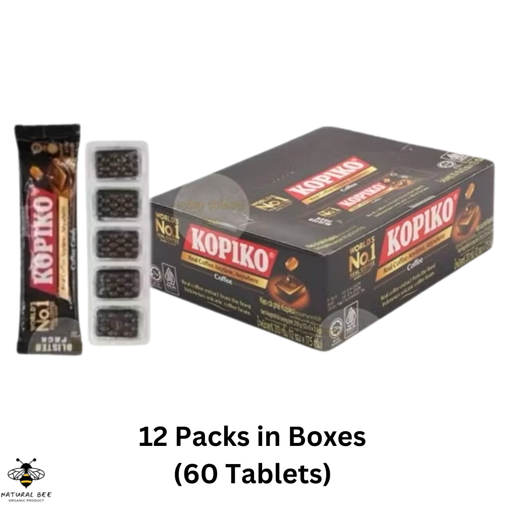 Kopiko Coffee Candy Blister Pack Original Flavor Hard Candy 1 Boxes 60 Tablets