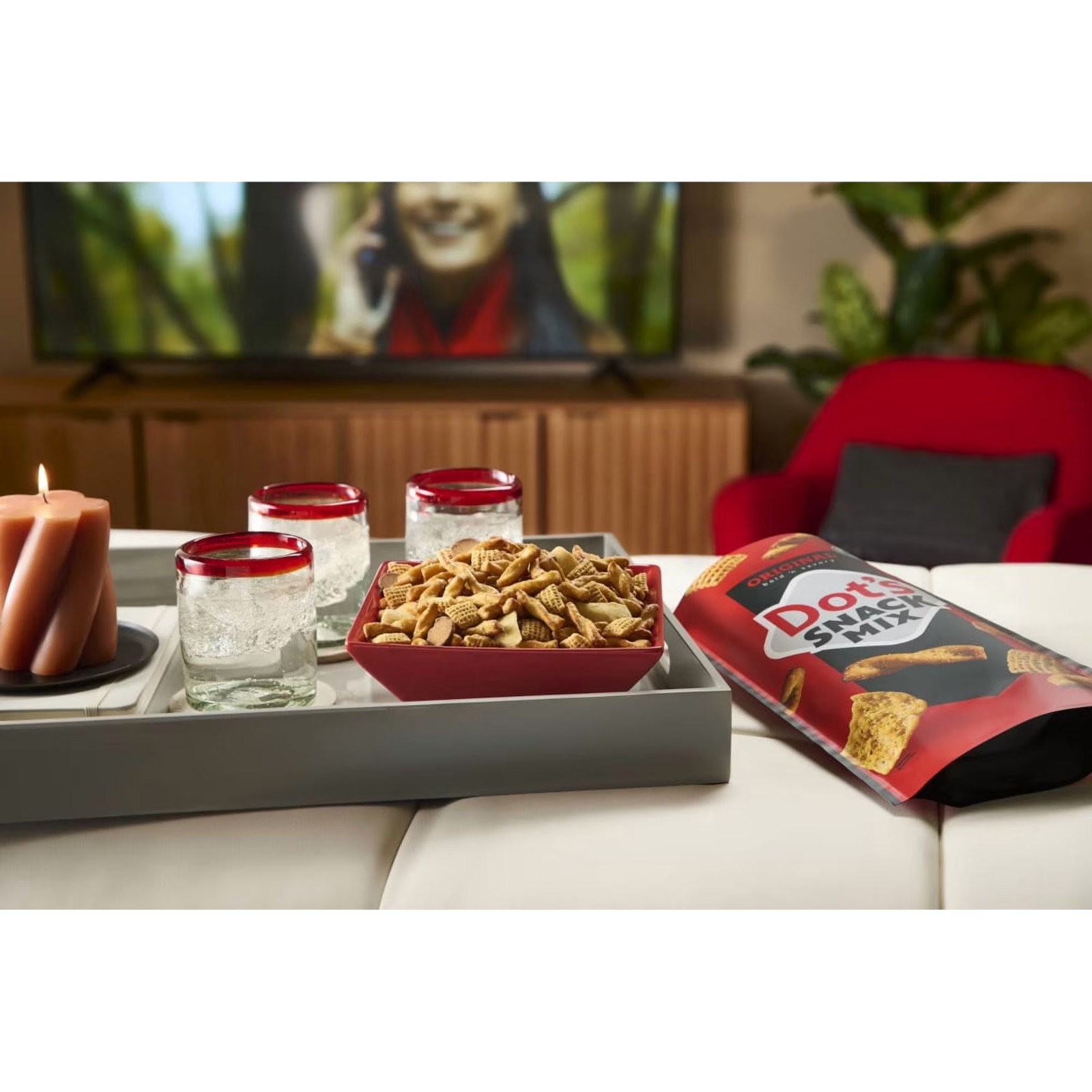 Dot’s Snack Mix, Mini Pretzels, Corn Cereal, Cheese Pita Chips, Rye Chips, 14 oz