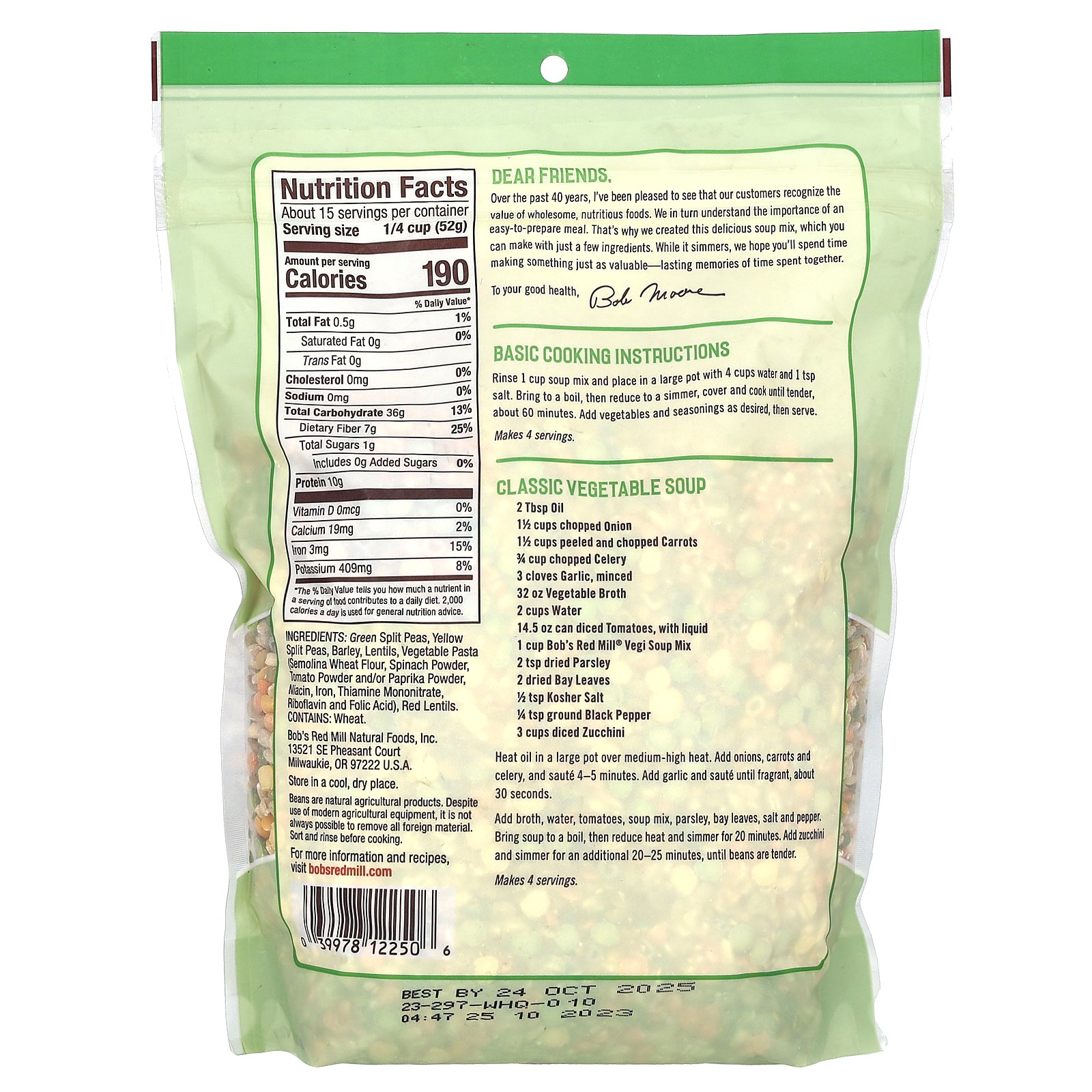 Vegi Soup Mix, 28 oz (794 g)