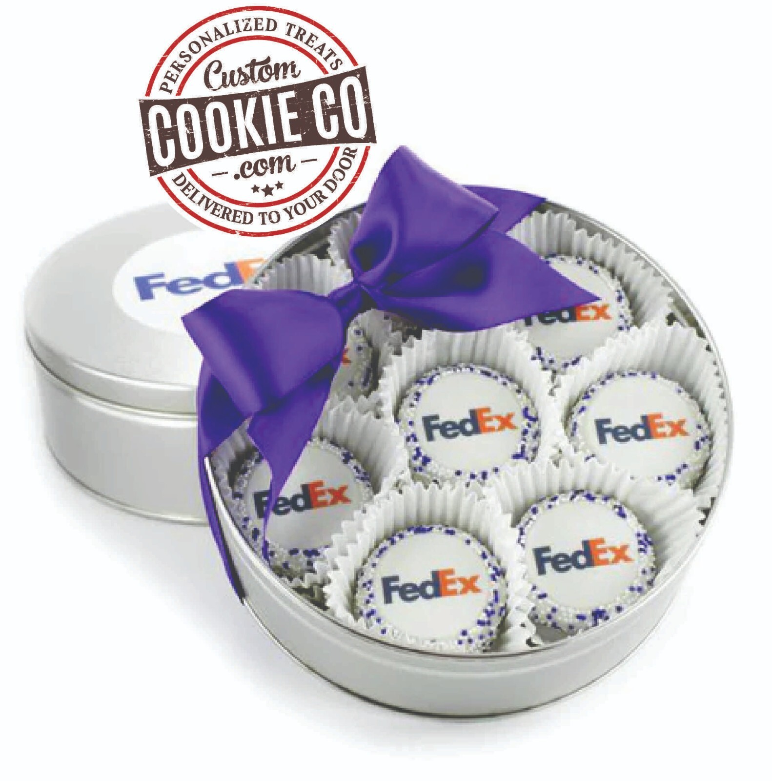 Logoed | Picture | Corporate | Branded | Oreo Sandwich Cookied – 16 Pcs | Tin