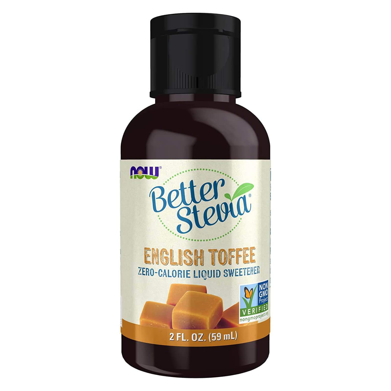 NOW FOODS BetterStevia English Toffee 2 fl oz