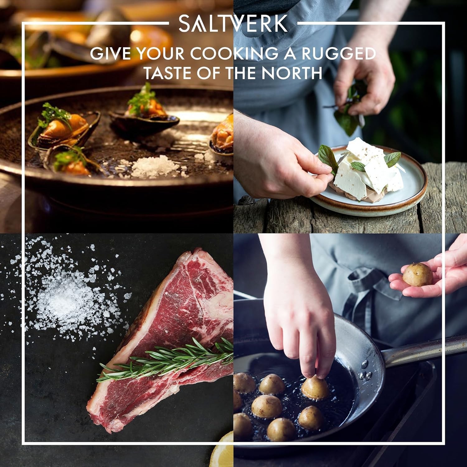 Elevate Your Cooking with Gourmet Icelandic Flaky Sea Salt – 3.17 Oz Box