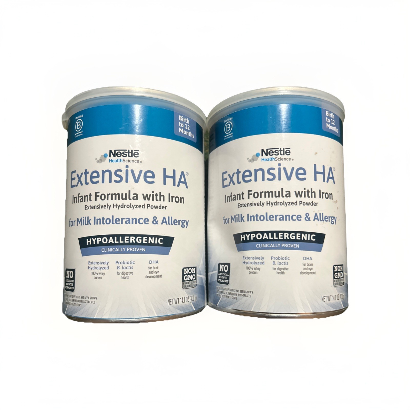 Nestle HA Extensive Hypoallergenic 14.1 oz Lot Of 2 Exp 05/2026