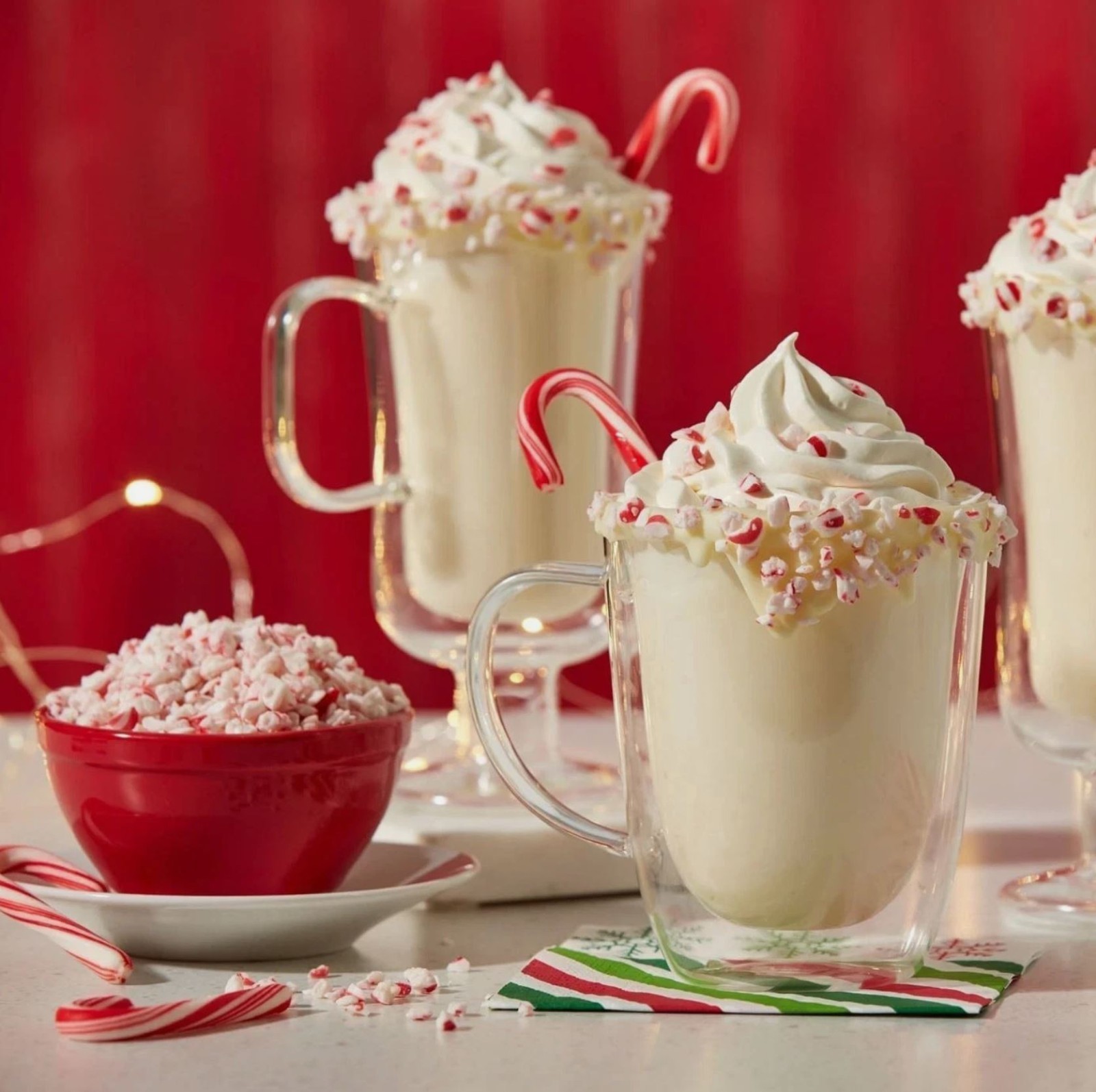 TWO (2) Brachs Peppermint Crushed Candy Canes, 10 Ounce BB 11/2026