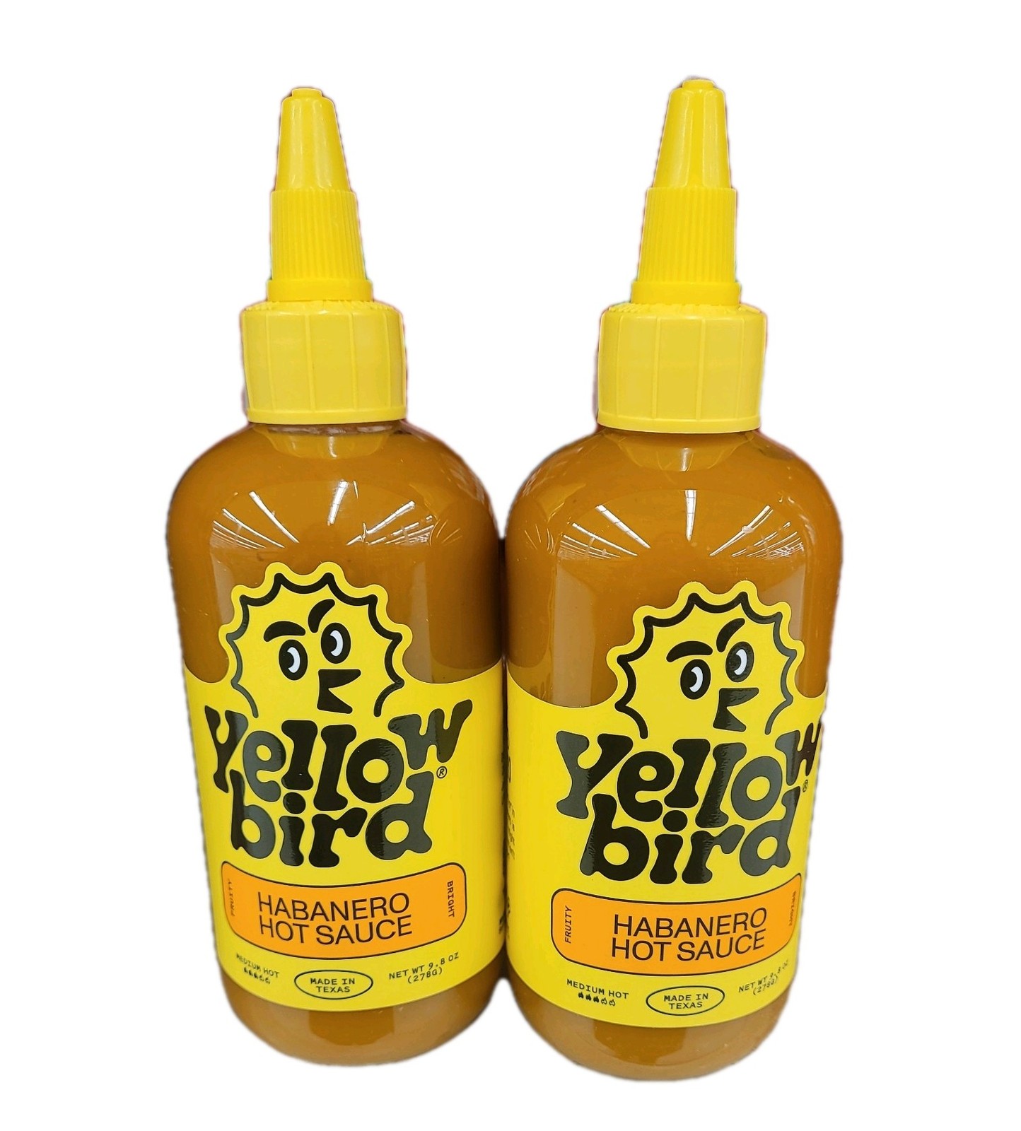 Yellowbird Habanero Hot Sauce 9.8 oz Medium, Hot 2 pk