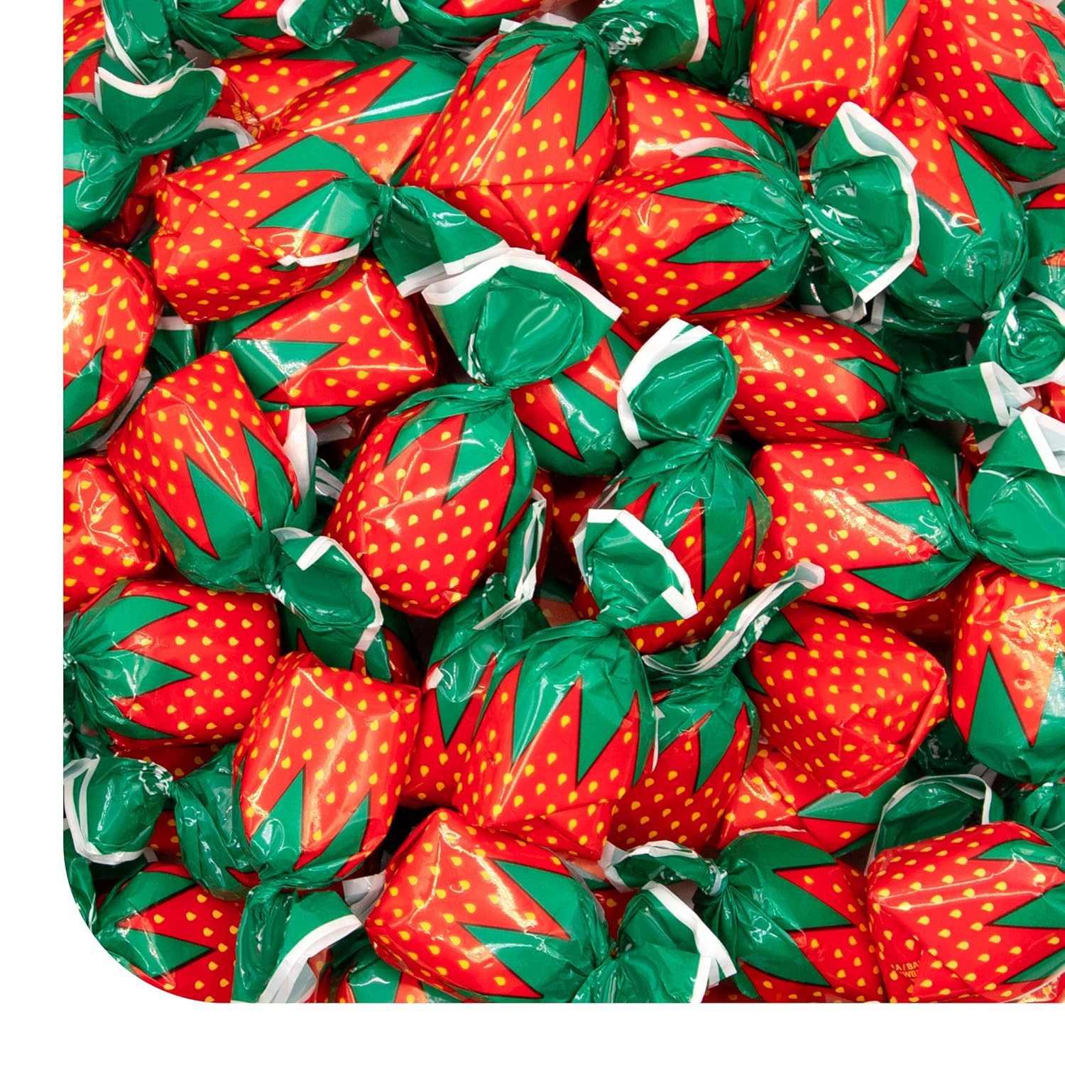 Arcor Strawberry Bon Bons Hard Candy – 1 Lb Pack | Filled Strawberry Candy, Offi