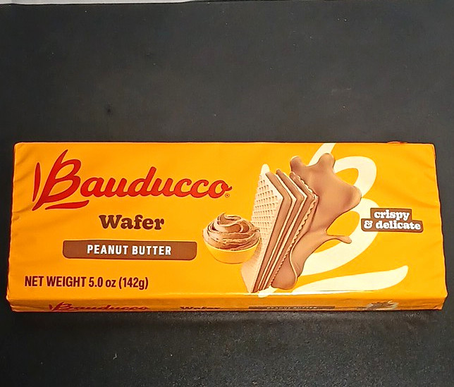 Bauducco Peanut Butter Wafer Cookies 5oz (142g) Kosher, Crispy, No Artificials