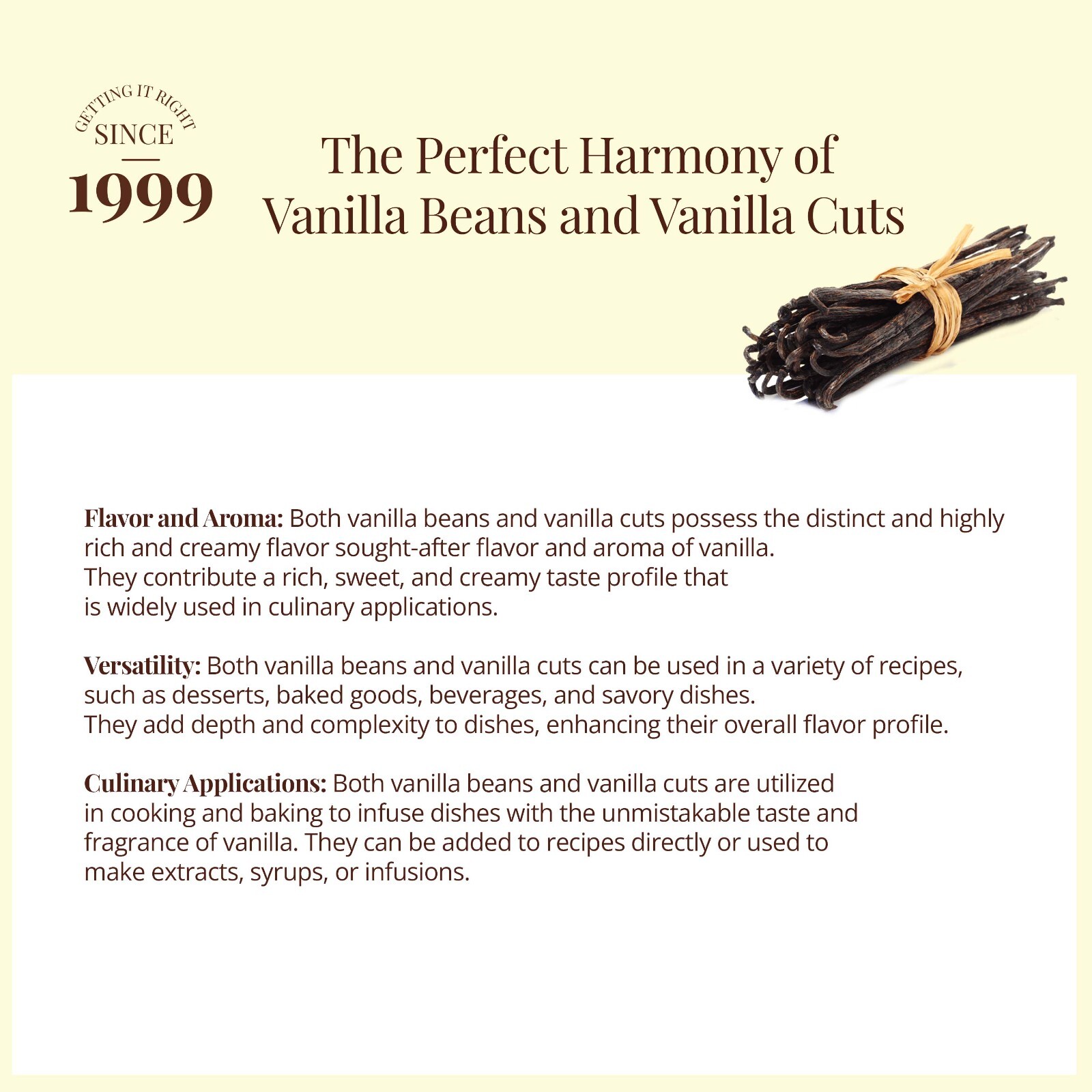 Premium Vanilla Bean Cuts, Cut From Vanilla Beans, Prefect For Extract, 1 Pound