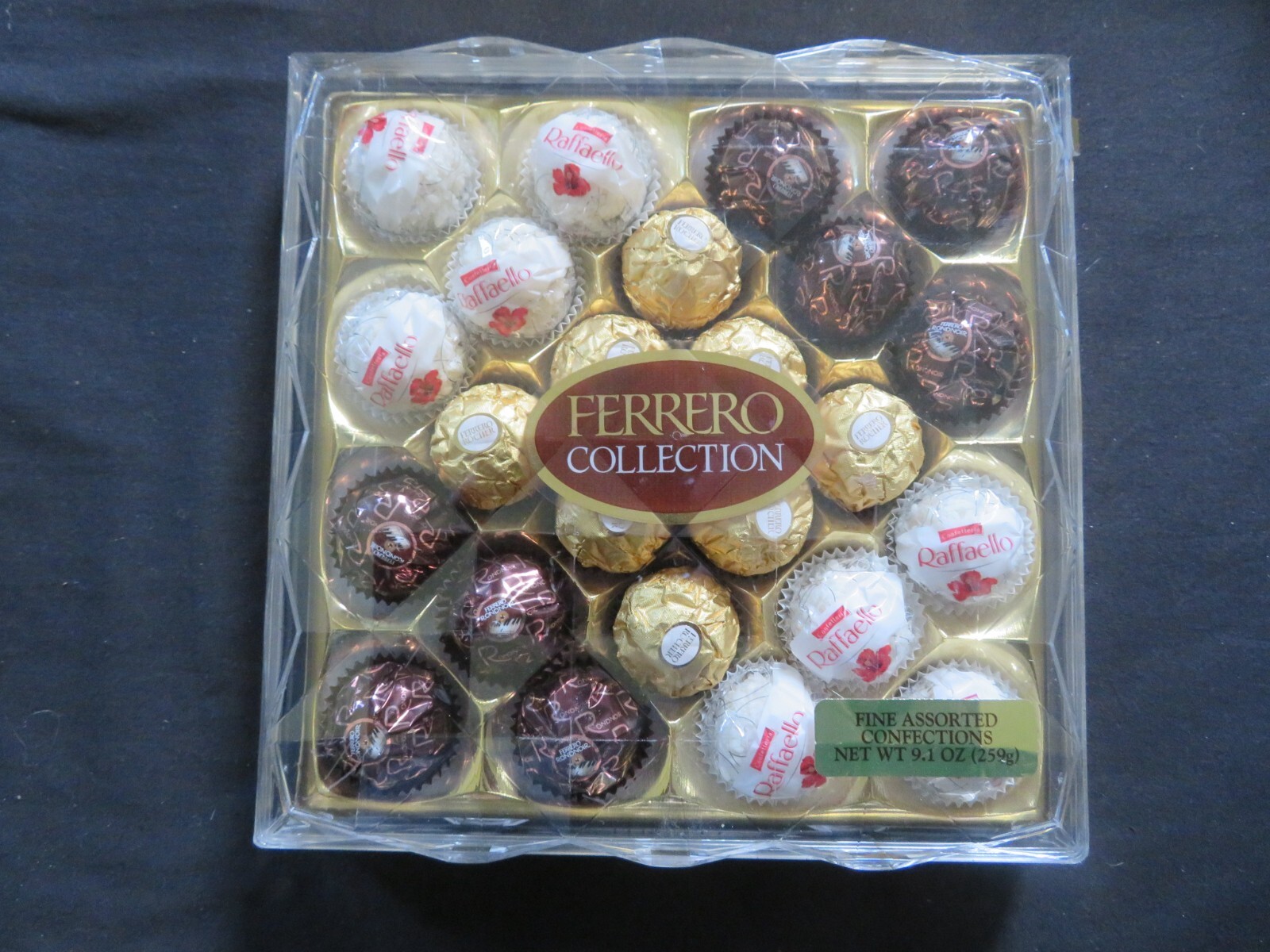 Ferrero Collection Fine Assorted Confections 9.1 Oz/ 24 Pieces Rocher !