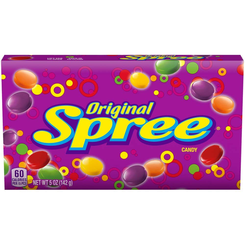 Spree Candy Theater Box, original, 5 Ounce 5 (Pack of 1)