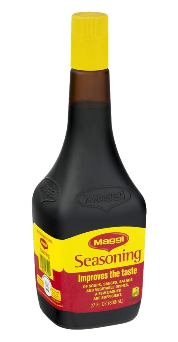 Maggi Seasoning Liquid Pack of 2 27 Oz Bottles Enhances Flavor for Dishes