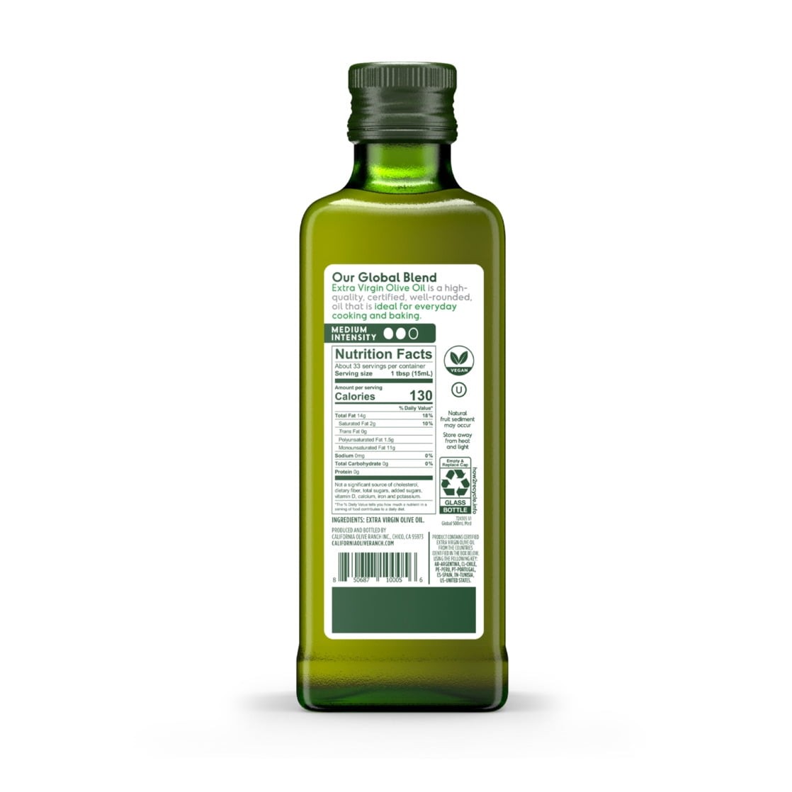 (6 pack) California Olive Ranch Global Blend Extra Virgin Olive Oil 16.9 fl oz