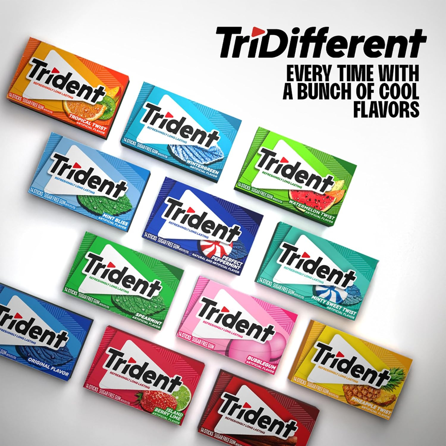 Original Flavor Sugar Free Gum 24 Packs 14 Pieces Total 336 Count